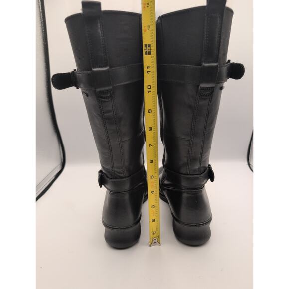 ECCO | Black Wedge GTX Tall Boots |  Size 39 - Picture 8 of 8